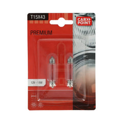 Carpoint Carpoint Premium autóizzók 12V T15x43 2 db 