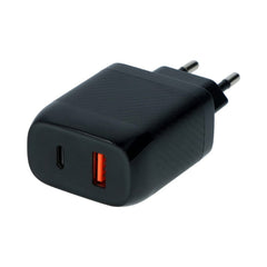 Carpoint gyorstöltő két porttal (fali) – 20 W USB-C + 18 W USB-A 3.0 