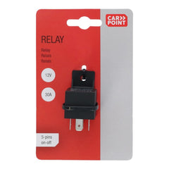 Carpoint 12 V-os relé, 5 pólusú, 30 A 