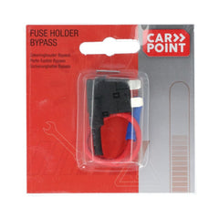 Carpoint lapos biztosítékhoz való biztosítéktartó bypass funkcióval, 12 V 
