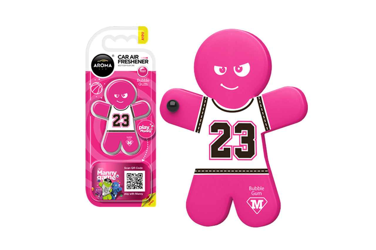 Aroma Car Manny légfrissítő Bubble Gum illattal