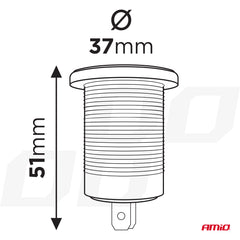 USB-oplader til 12-24 V installation