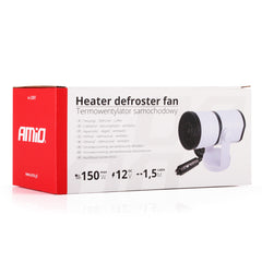 12V autós fűtőventilátor 150W ventilátorral és páramentesítő funkcióval 