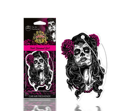 Aroma Car Dia de los Muertos Pink Diamond Girl autóillatosító