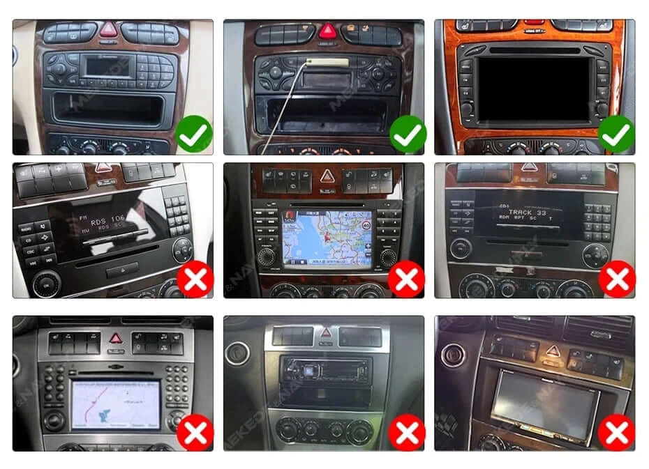 Mercedes-Benz W210 mm. 1998-2008 - 7" Radio m. Apple CarPlay og Android Auto – Bilmedie.dk