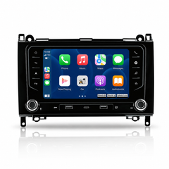 Mercedes-Benz A, B, V, Sprinter stb. 2004-2016 - 7" autorádió Apple CarPlay és Android Auto támogatással 
