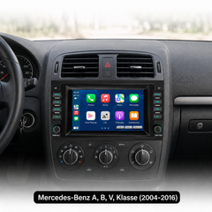 Mercedes-Benz A-osztály, B-osztály, V-osztály, Sprinter 04-16 - 8" rádió Apple CarPlay-vel és Android Auto-val