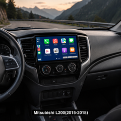 Mitsubishi L200 2015-2018 - 9" autórádió Apple CarPlay és Android Auto támogatással 