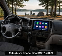 Mitsubishi Space Gear 1997-2007 - 9" rádió Apple CarPlay és Android Auto funkcióval 