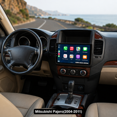 Mitsubishi Pajero 2004-2011 - 9" autórádió Apple CarPlay és Android Auto támogatással 