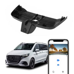 4K rejtett fedélzeti kamera Mercedes-Benz V-Klasse (Facelift), EQV, Vito és eVito modellekhez (2024–2025) 