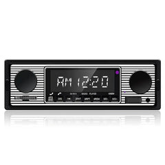 1 DIN autórádió Bluetoothtal, USB-vel és retro dizájnnal – MP3 lejátszó 