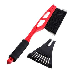 Jégkaparó és hókefe autóhoz – 43 cm, piros 