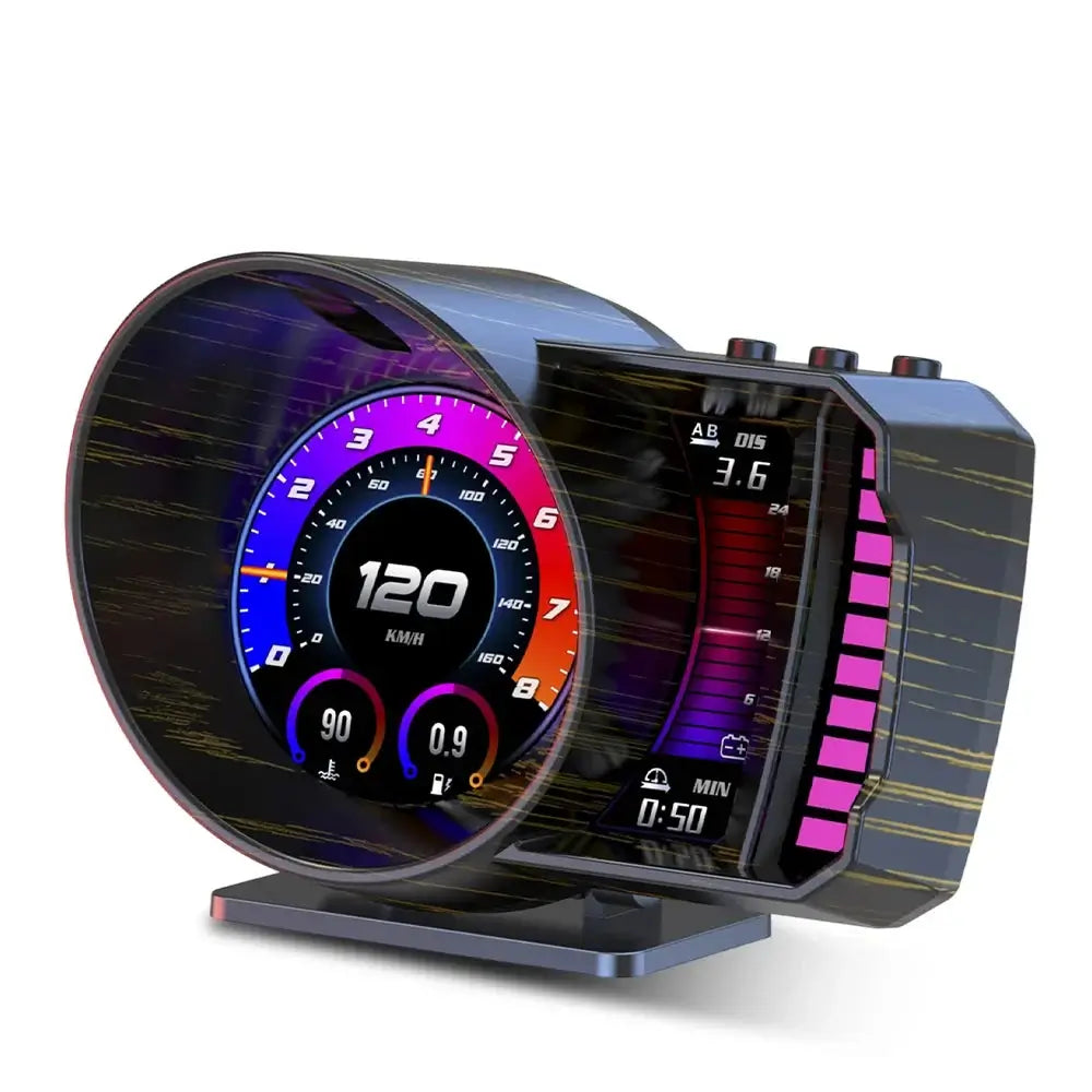 3,5" Head-Up Display (HUD) autóhoz – digitális sebességmérő OBD2-vel 