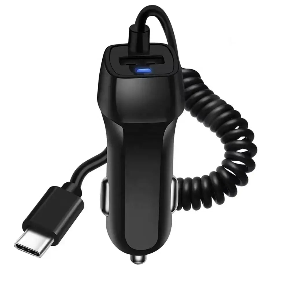 USB autós töltő 12V/24V – gyorstöltő mobiltelefonhoz és tablethez 