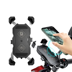 Motoros telefontartó 15 W-os vezeték nélküli töltéssel 