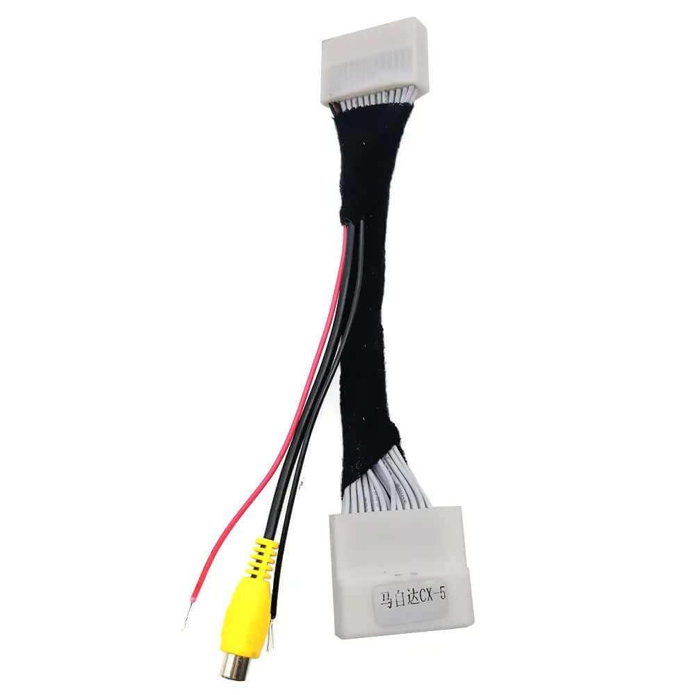 Bakkamera Mazda 2 14-21 ledningsforbindelse til bakkamera med RCA stik og kabler