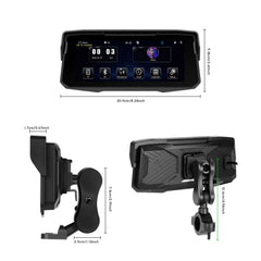 6,86”-os motorkerékpár-kijelző CarPlay, Android Auto, AirPlay és TPMS funkcióval 