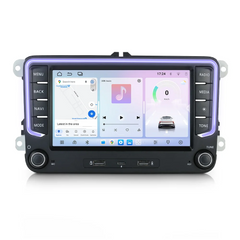 VW PQ35 (2006-2015) Apple CarPlay – 7”-os rádió hangulatvilágítással 