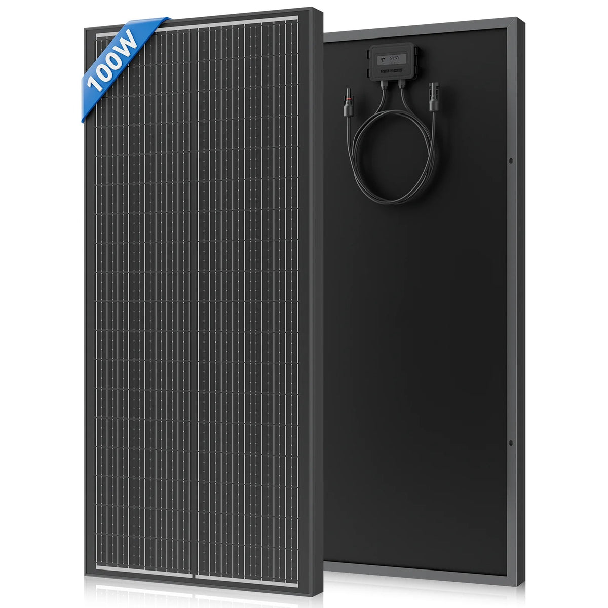 100W napelem – 2 db monokristályos napelem (összesen 200W) 