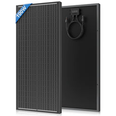 100W napelem – 2 db monokristályos napelem (összesen 200W) 
